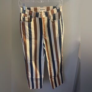 Boden Multicolor Striped Trousers